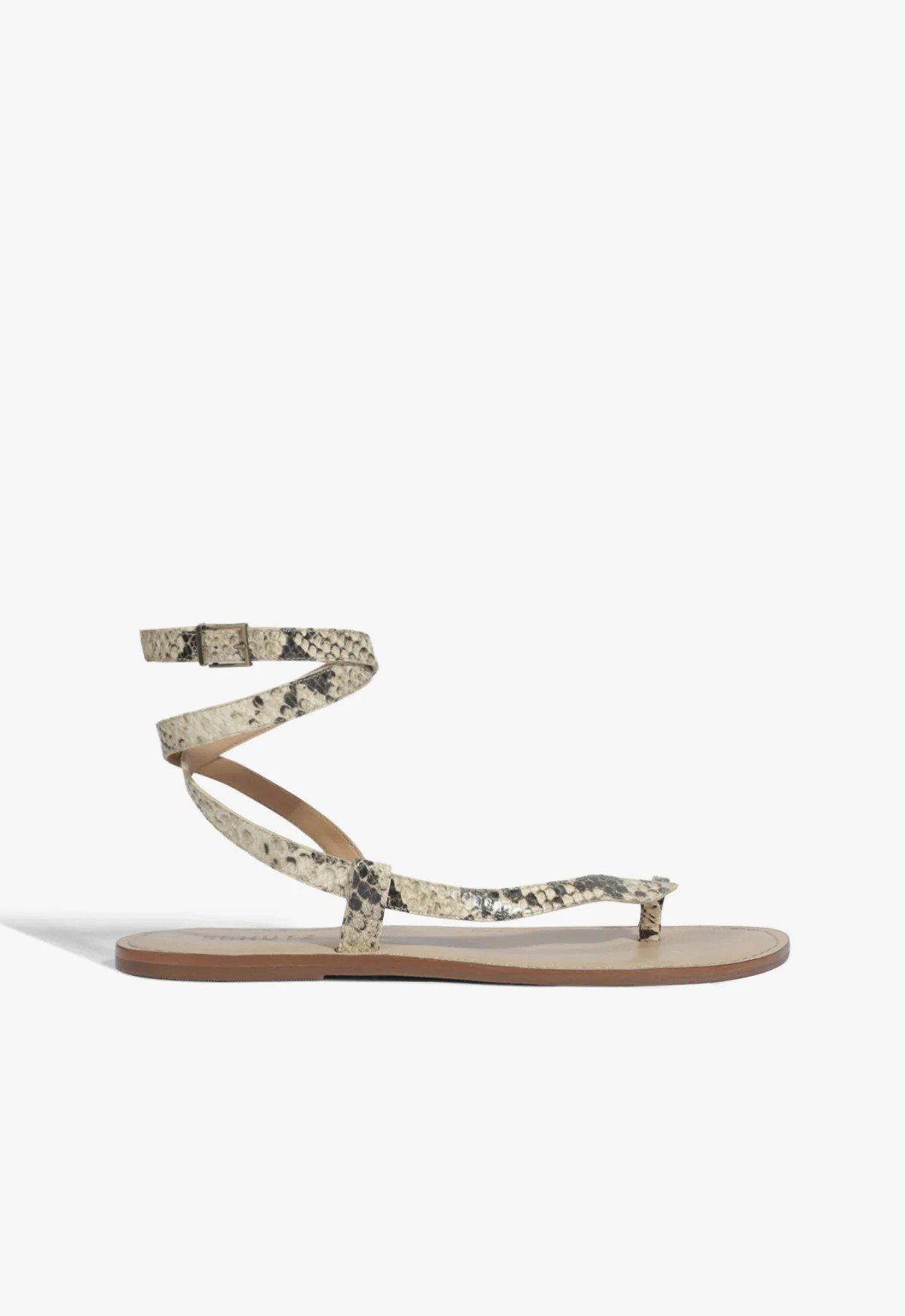 Cleo Animal Print Flat Sandal | Schutz (US)