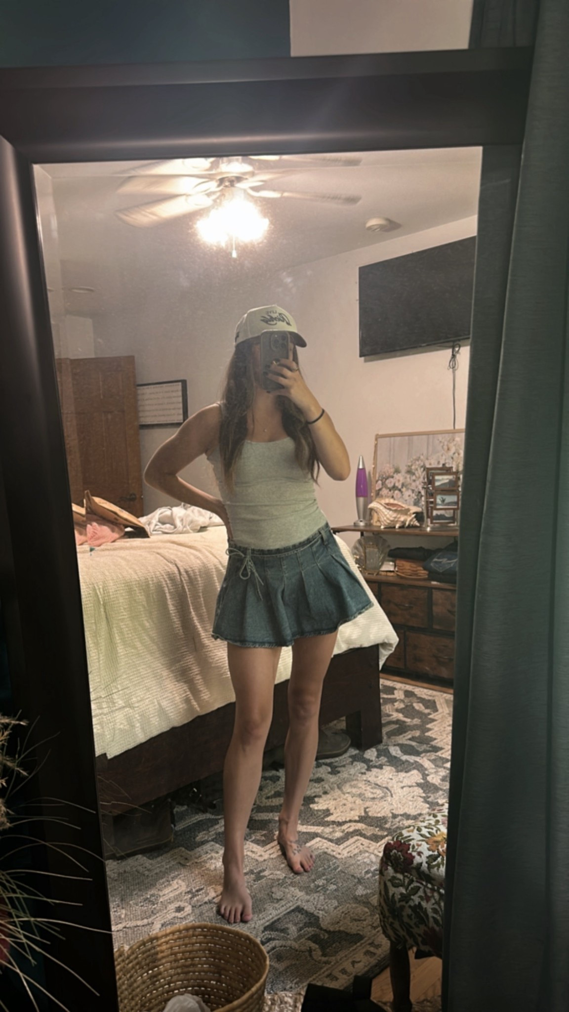 Hat is Rich Wife 🫶🏼
Walmart tank
Target skirt

#LTKStyleTip #LTKSaleAlert #LTKFindsUnder50