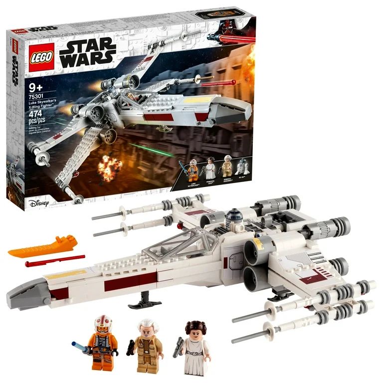 LEGO Star Wars Luke Skywalker’s X-Wing Fighter 75301 Awesome Building Toy for Kids (474 Pieces) | Walmart (US)