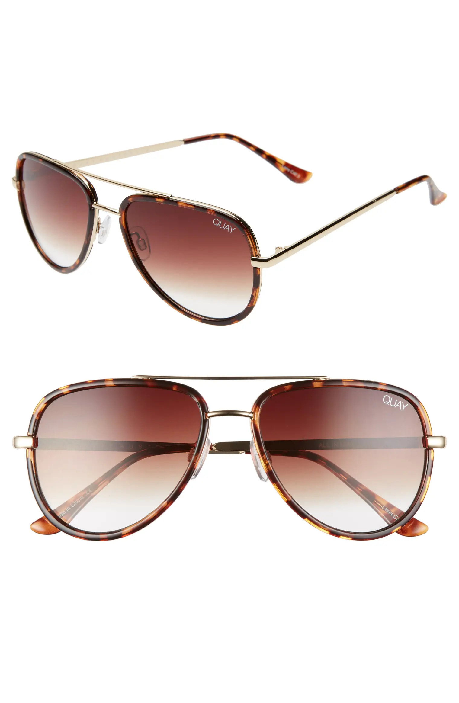 x JLO All in 52mm Mini Aviator Sunglasses | Nordstrom