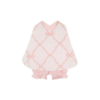 Belle Meade Bow with Plantation Pink Bloomers | The Beaufort Bonnet Company
