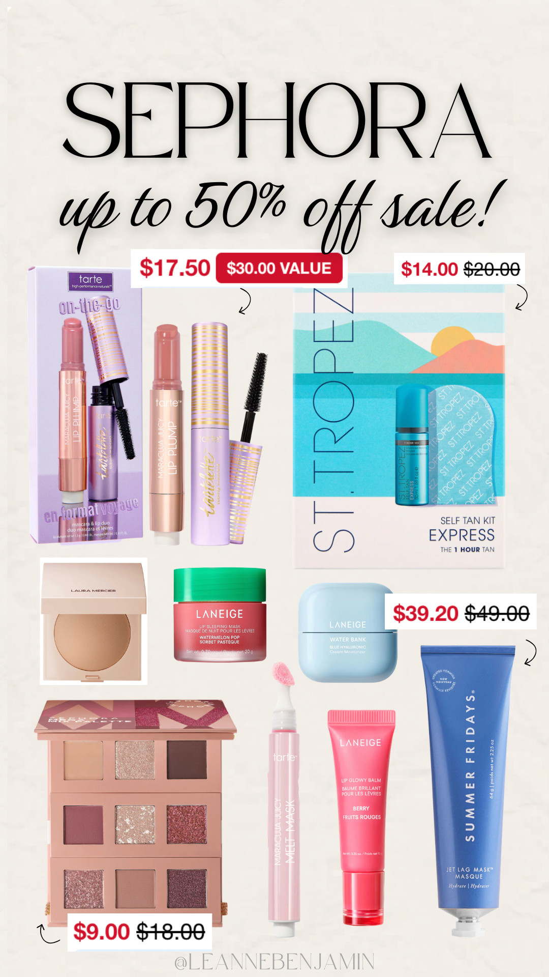 up to 50% off sale at Sephora! 

 #LTKOver40 #LTKSaleAlert #LTKBeauty