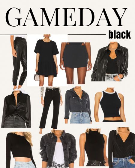 Black out football game outfit, blackout outfit, game day, tailgate, university, football, 

#LTKU #LTKfindsunder100 #LTKstyletip