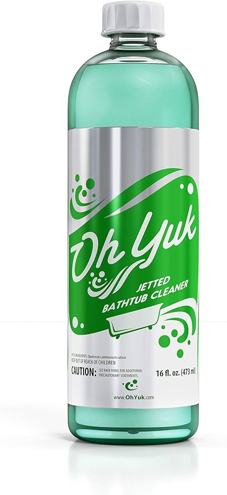 Oh Yuk Jetted Tub Cleaner for Jacuzzis, Bathtubs, and Whirlpools - 16 Ounces | Amazon (US)