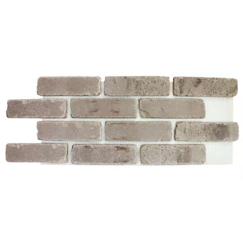 Old Mill Thin Brick Systems Old Mill Brick 10.5-in x 28-in Olympus Brick Veneer Panel 8.7-sq ft | Lowe's