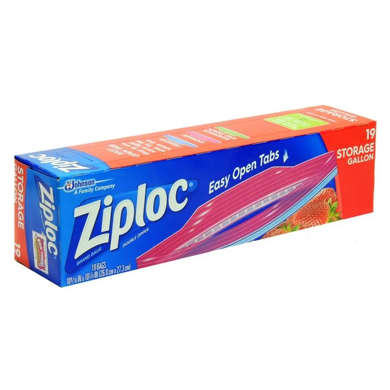 Product Of Ziploc, Storage Bags - Gallon Size, Count 1 - Zip Lock/Sandwich/Lunch Bags / Grab Vari... | Walmart (US)