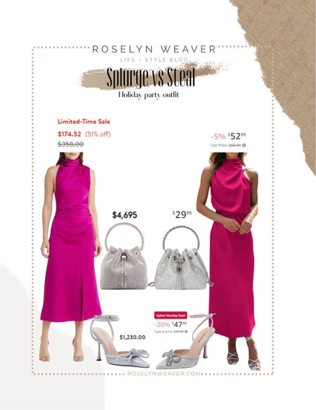 Splurge vs steal - holiday party outfit 

Wedding guest outfit

Prada look alike 

#LTKCyberWeek #LTKitbag #LTKshoecrush