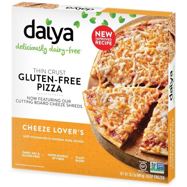 Daiya Dairy-Free Gluten Free Cheese Lover&#39;s Frozen Pizza - 15.7oz | Target