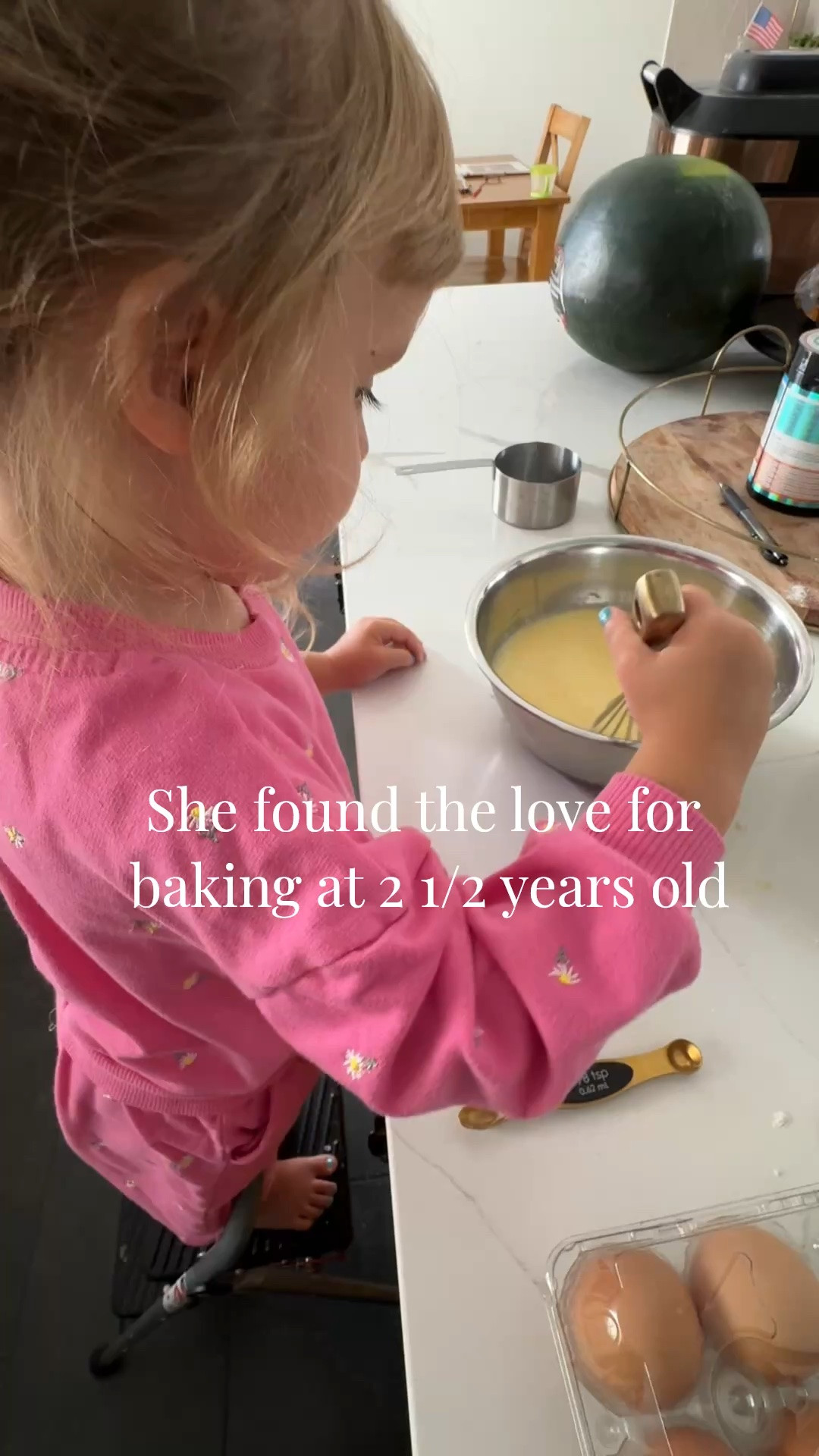 Just a 2½-year-old with a big heart and an even bigger love for helping in the kitchen. 🥣🤍 The tiniest hands often make the sweetest memories.

One recipe at a time, she’s discovering a love for baking—and I’m soaking up every moment. ✨🧁

#LTKKids #LTKHome #LTKmomlife