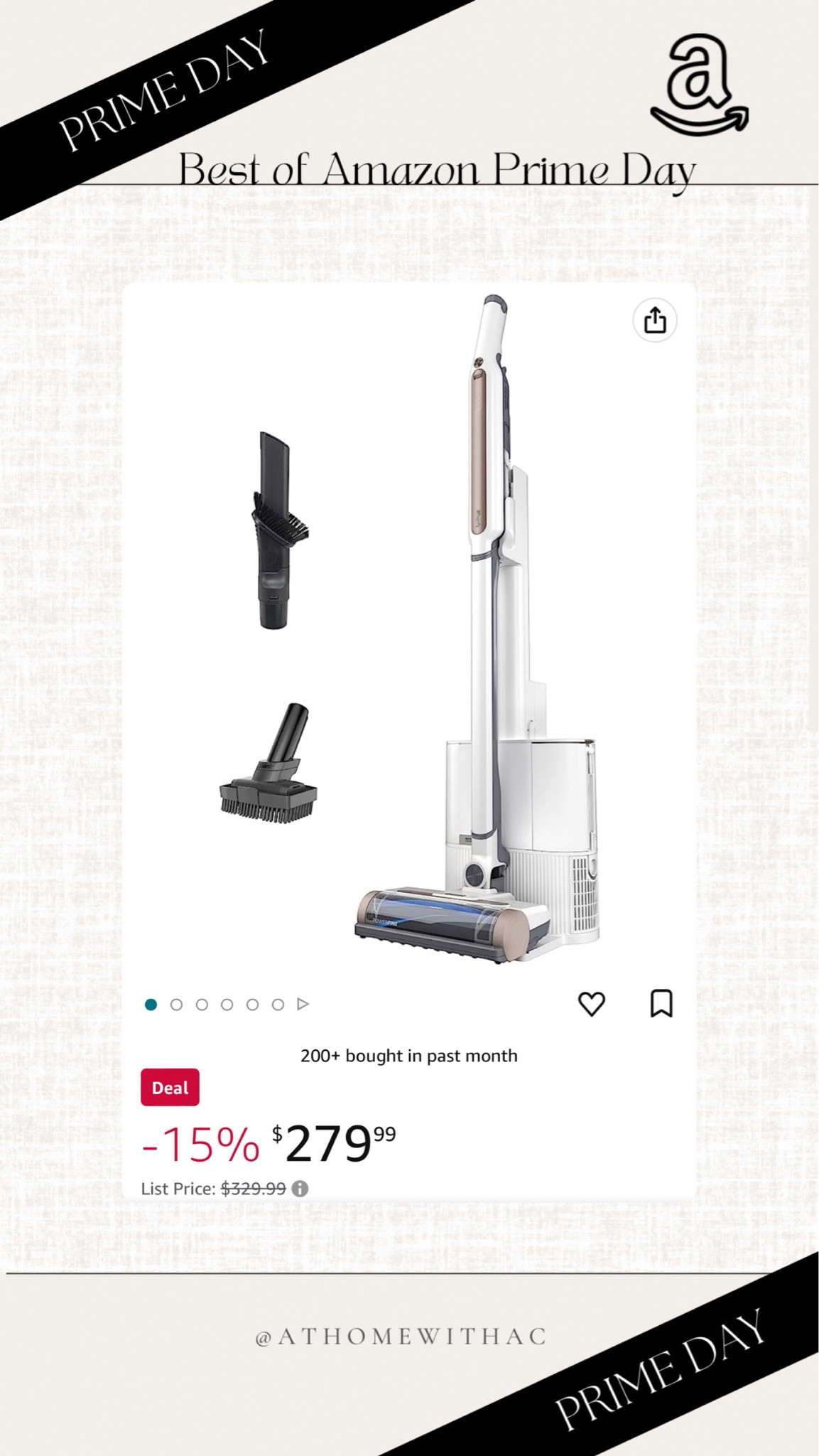 Shark cordless self empty vacuum stick - have & love! 

#LTKxPrimeDay #LTKFind #LTKhome