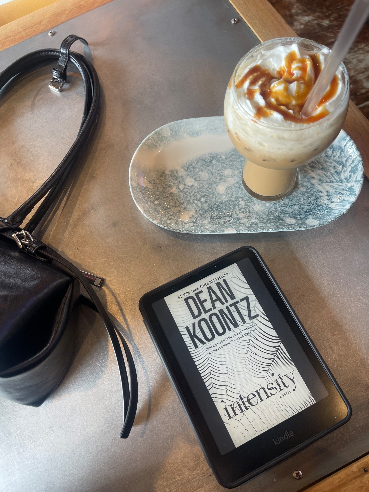 Morning coffee, kindle, and cute accessories ☕️ 📖 👛 

#LTKdayinmylife #LTKstorytime