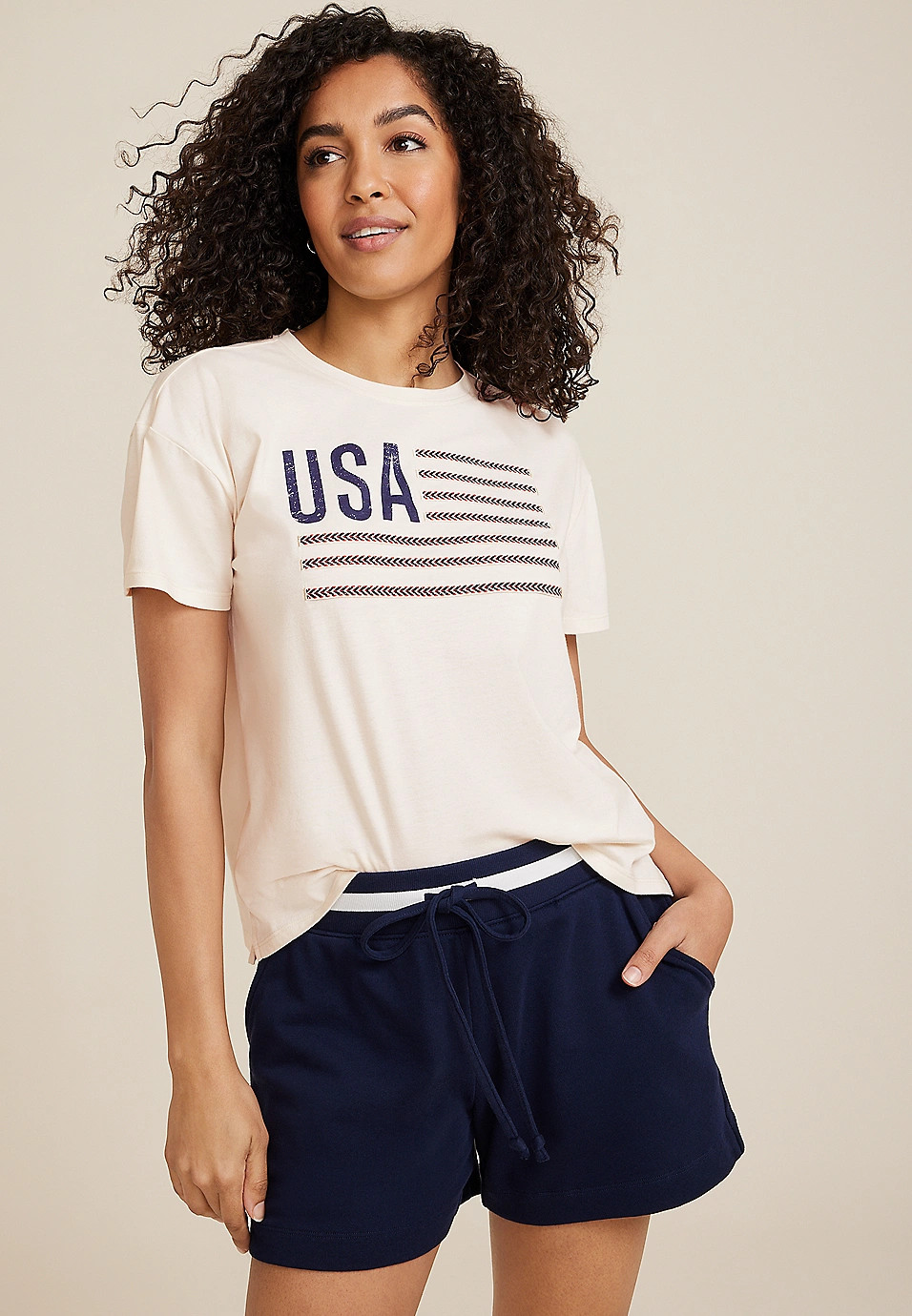 Americana USA Flag Graphic Tee | Maurices