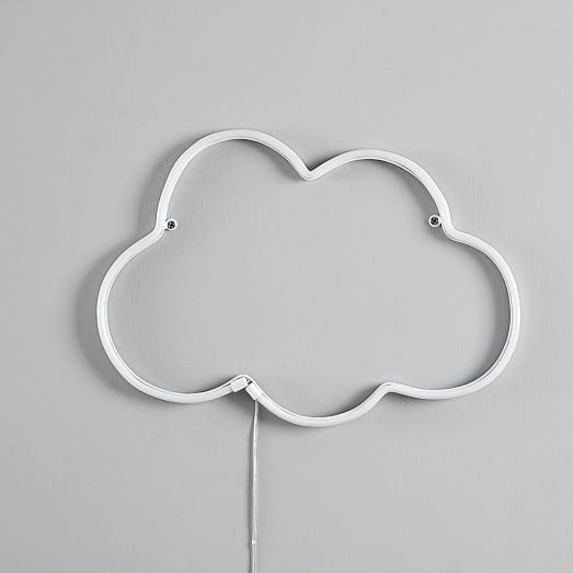 Neon LED Cloud Décor | West Elm (US)