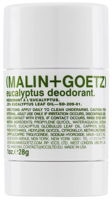 Malin + Goetz Eucalyptus, Bergamot, and Botanical Deodorant, with natural ingredients, effective ... | Amazon (US)