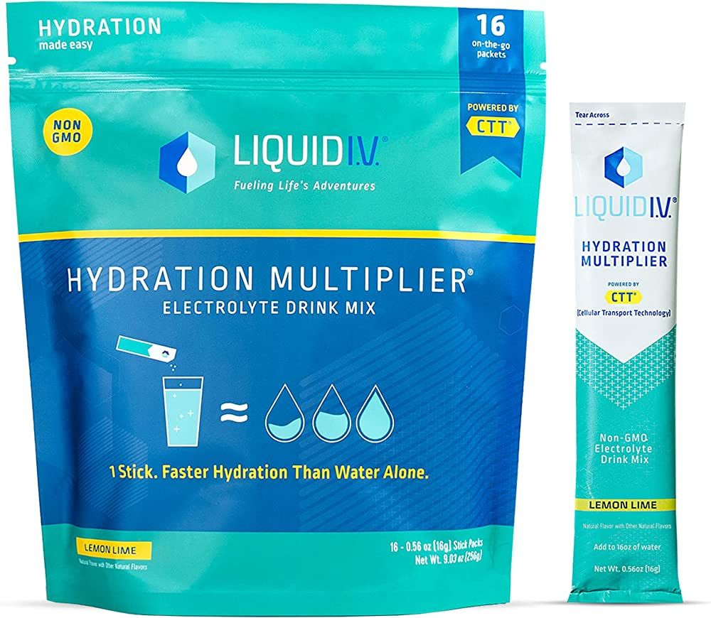 Liquid I.V. Hydration Multiplier - Lemon Lime - Hydration Powder Packets | Electrolyte Powder Dri... | Amazon (US)