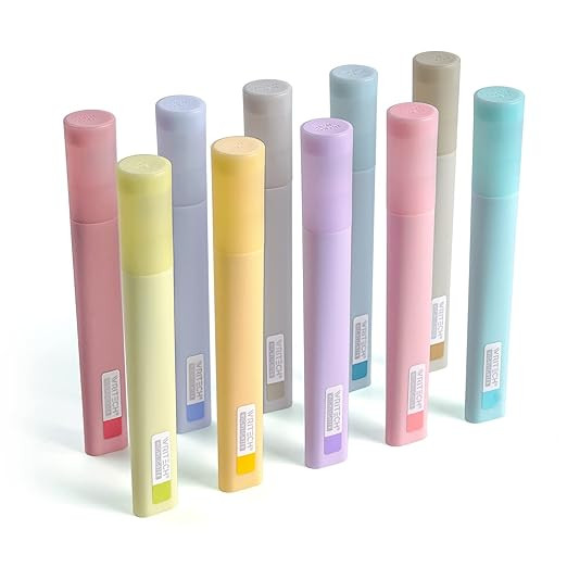 WRITECH Pastel Highlighters Assorted Colors: Soft Chisel Tip Bible Highlighter Marker Pens Pack A... | Amazon (US)