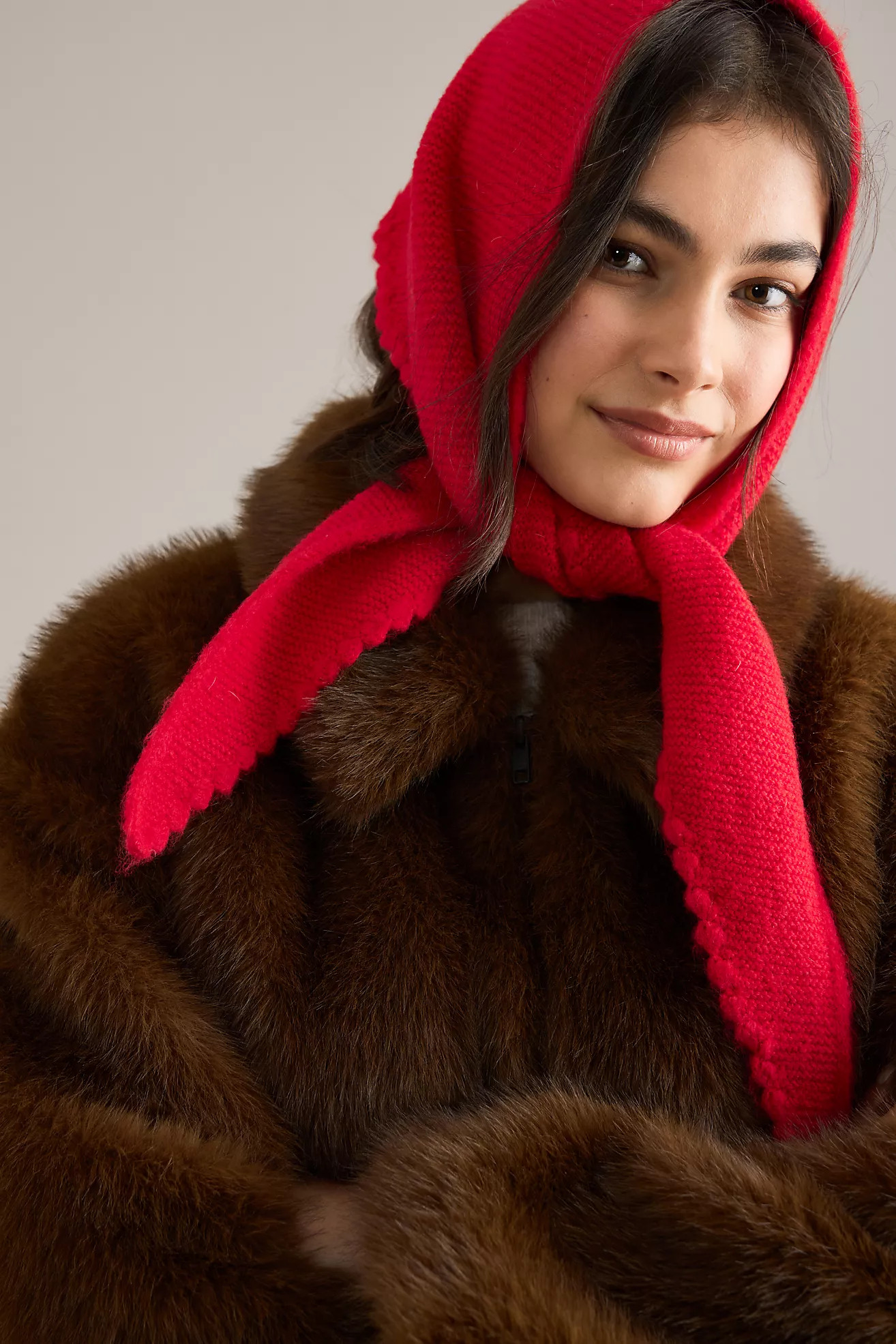 Small Scallop Triangle Scarf | Anthropologie (UK)