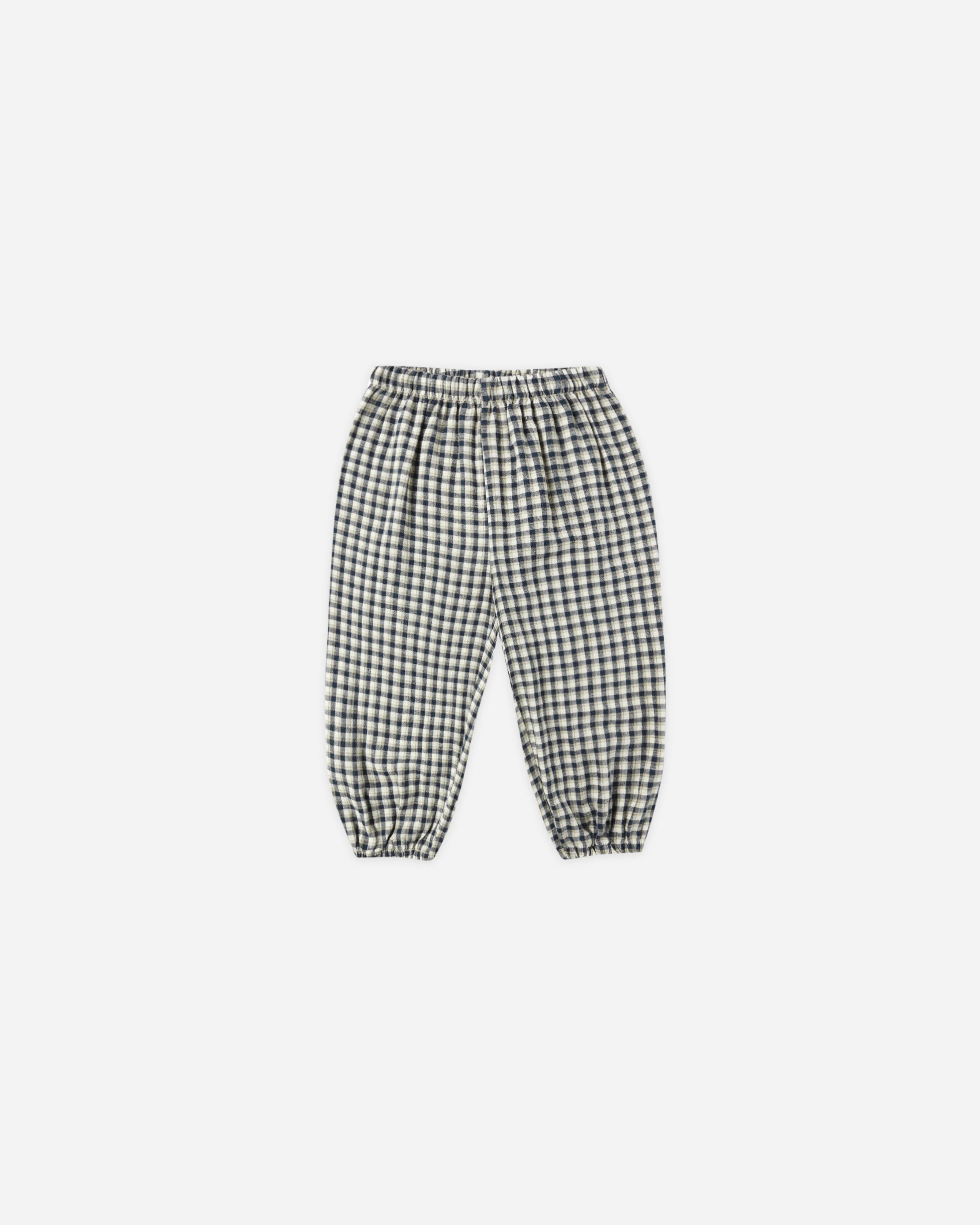 Parachute Pant || Navy Check | Rylee + Cru