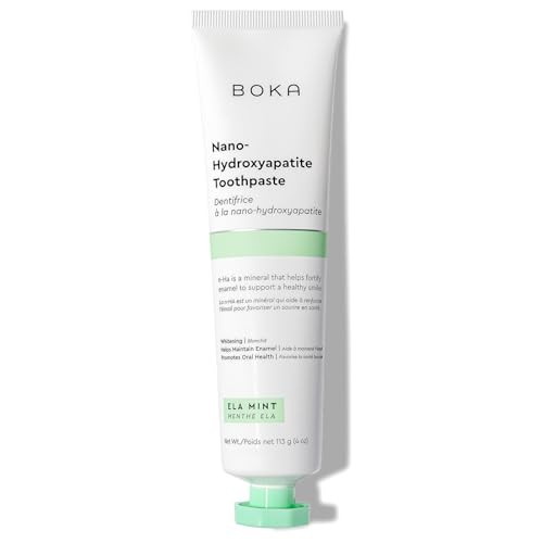 Boka Fluoride Free Toothpaste Nano Hydroxyapatite, Helps Remineralize, Appropriate for Sensitive ... | Amazon (US)