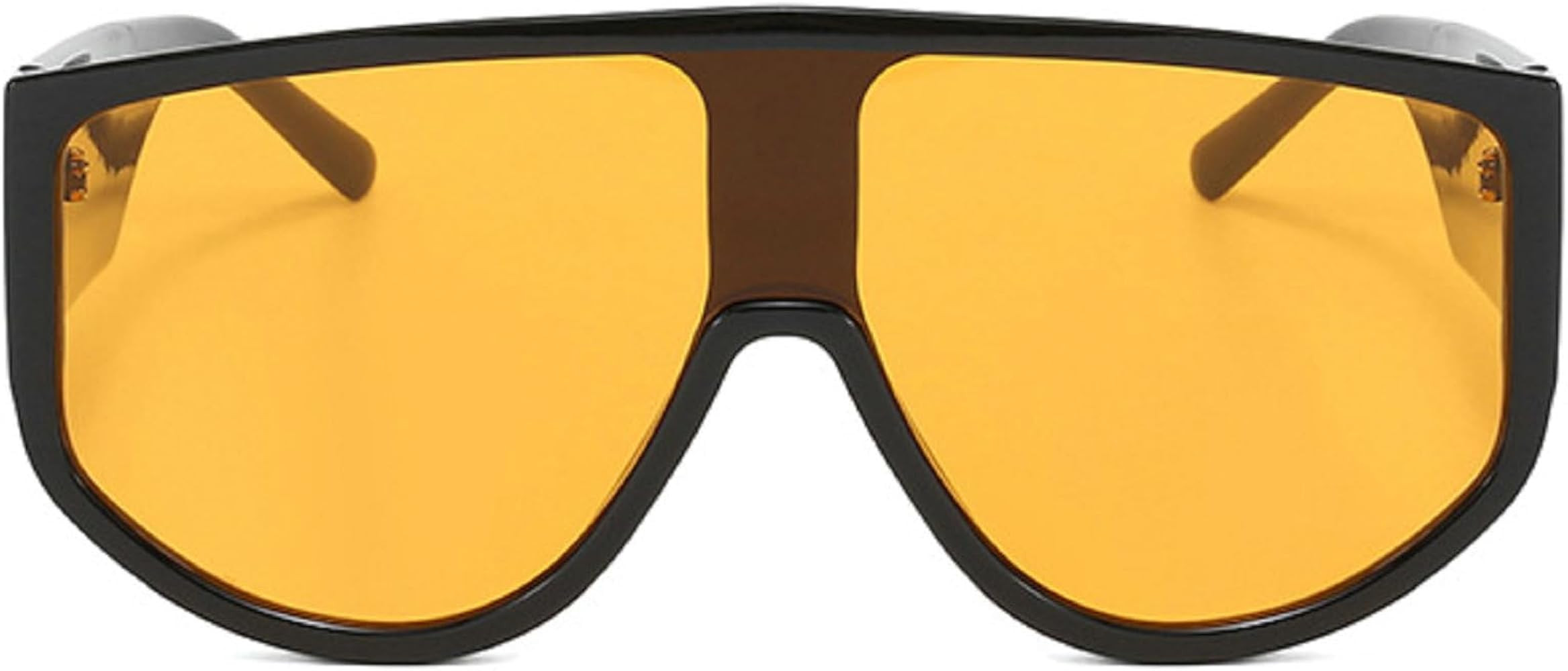 Vintage Oversized One Piece Round Sunglasses Women Fashion Colorful Eyewear Men Goggle Shades Sun... | Amazon (US)