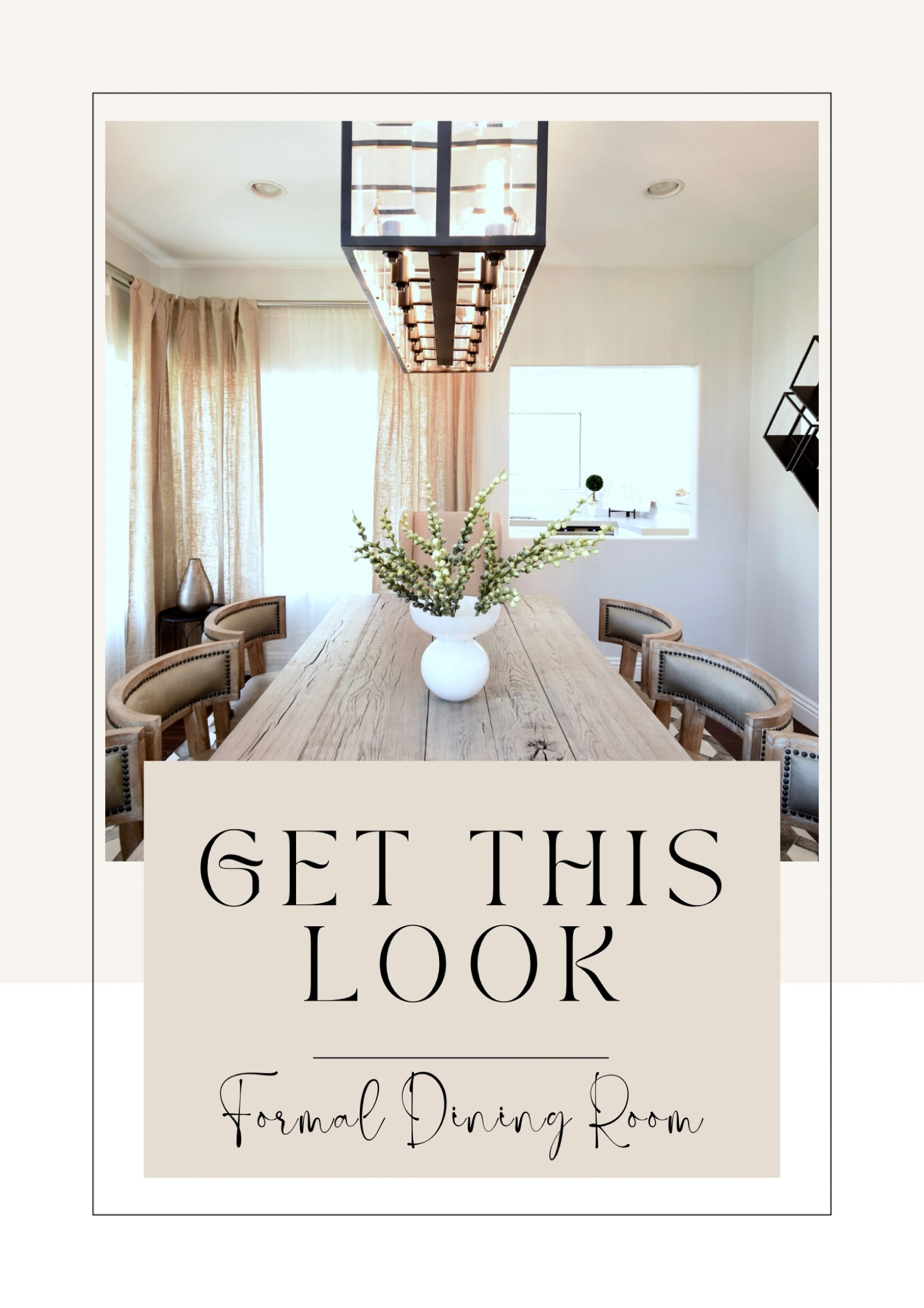 GET THIS LOOK - When I designed this clients home, she asked me, in a nutshell, for something chic, durable, cozy and contemporary. I love balancing a room with texture and materials, it creates so much visual interest 🫶🏼 #diningroom #interiordesign #interiorideas 

#LTKhome #LTKU #LTKstyletip