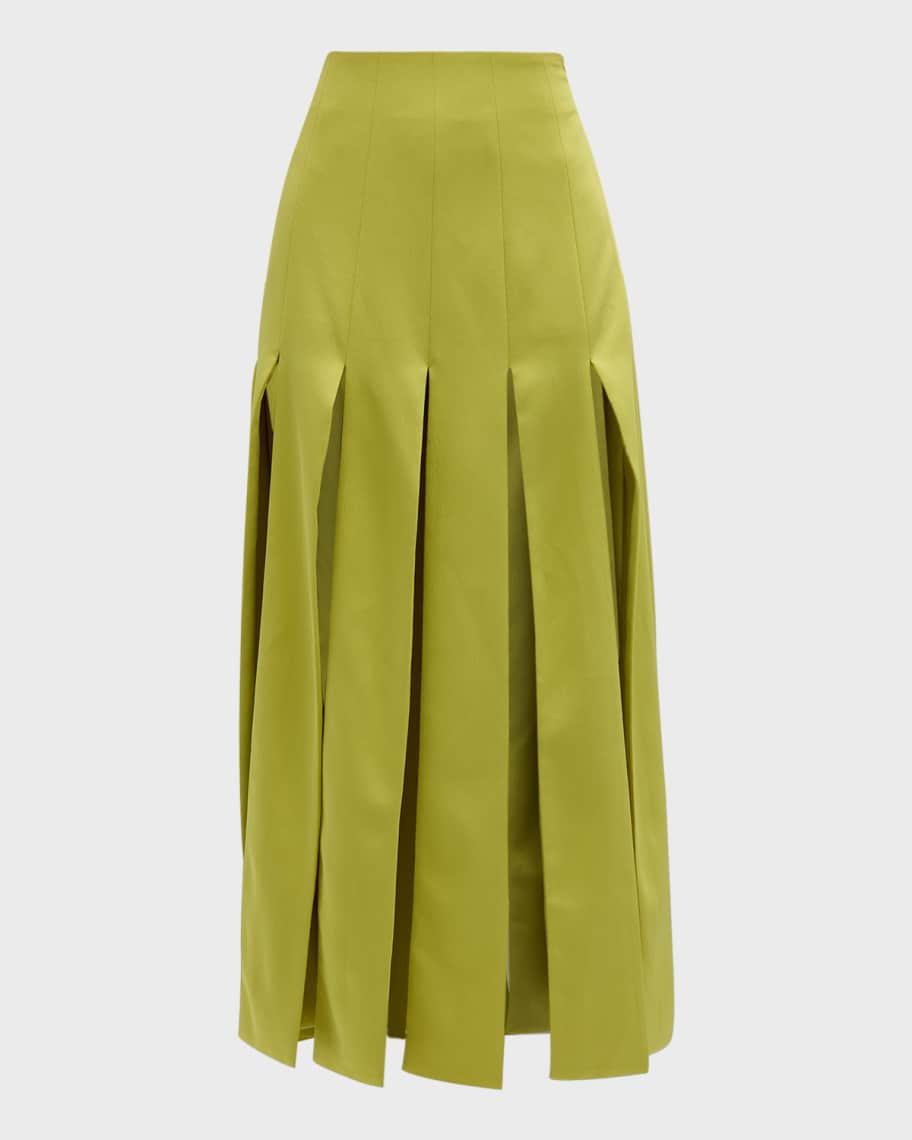 Anna Quan Kenzie Split Panel Maxi Skirt | Neiman Marcus