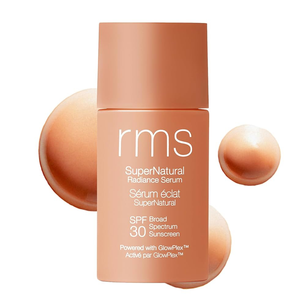RMS Beauty SuperNatural Radiance Sunscreen SPF 30 - Tinted Sunscreen for Face, Tinted Mineral Sun... | Amazon (US)