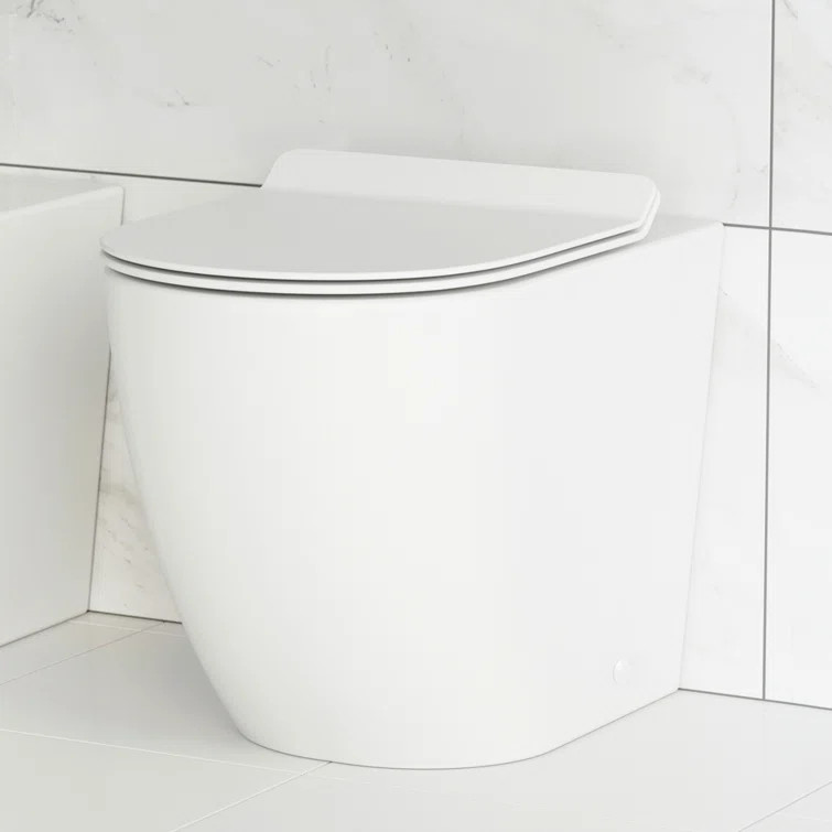 SM-WT514 St. Tropez 1.28 GPF Elongated Wall Hung Toilets (Seat Not Included) | Wayfair Professional