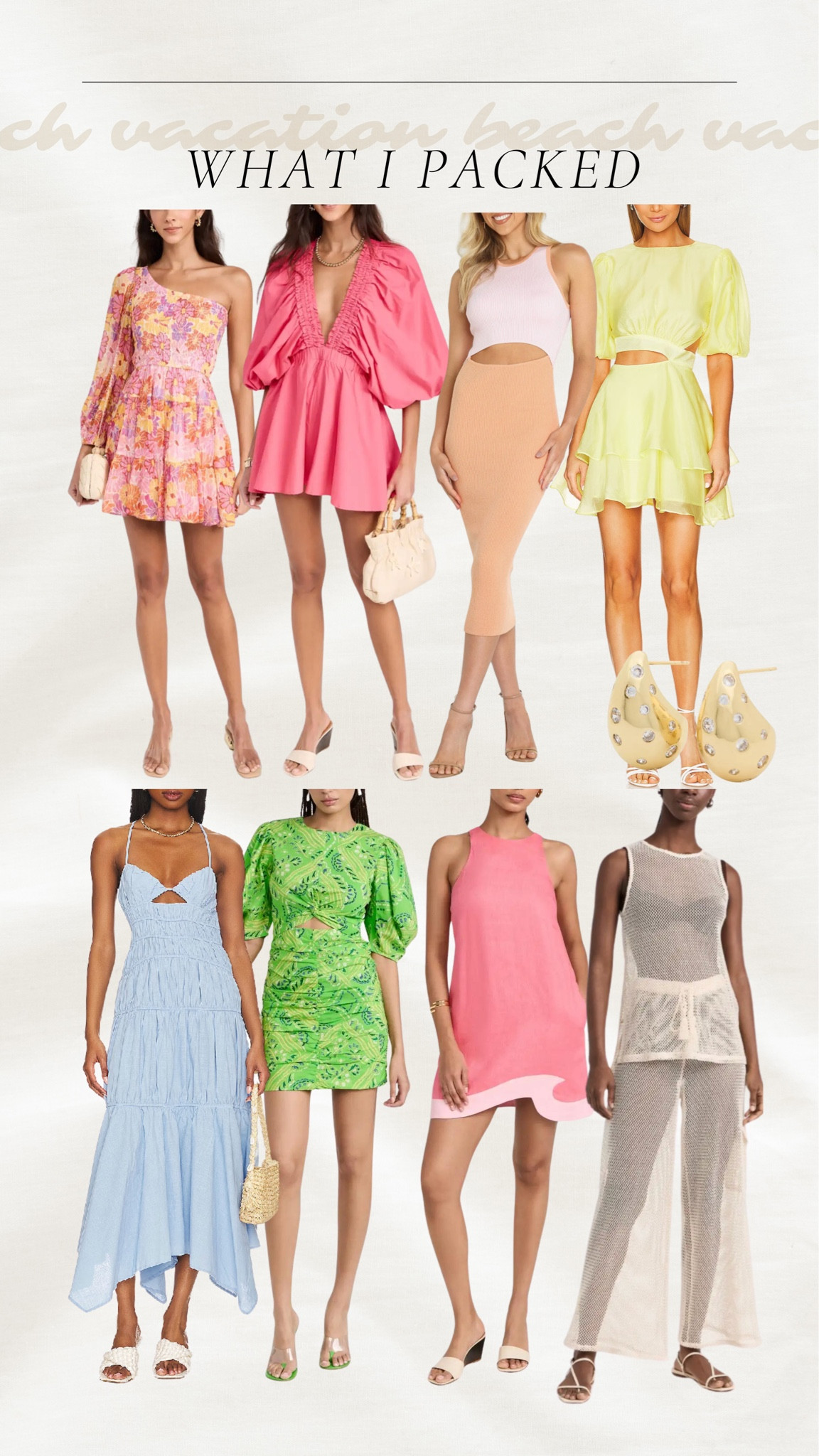 What I packed for the Bahamas! Found so many great dresses that are perfect for this trip!

Bahamas outfits, what I packed, beach vacation, trip, revolve, shopbop, Nordstrom, spring break, tropical vacation, Maddie diff 

#LTKstyletip #LTKtravel #LTKSeasonal