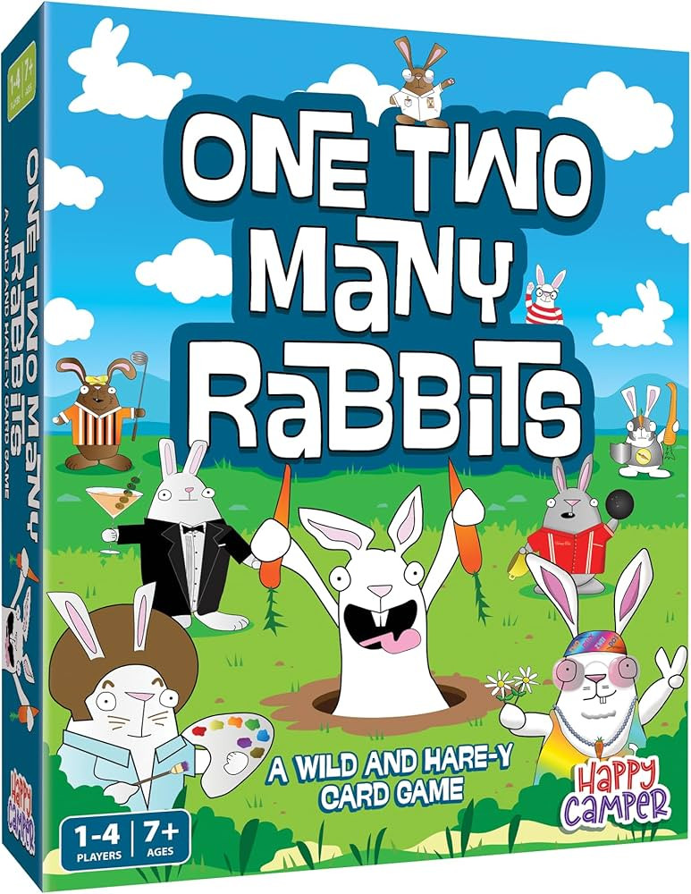 Happy Camper - One Two Many Rabbits - A Wild & Harey Card Game | Quick to Learn, Easy to Teach | ... | Amazon (US)