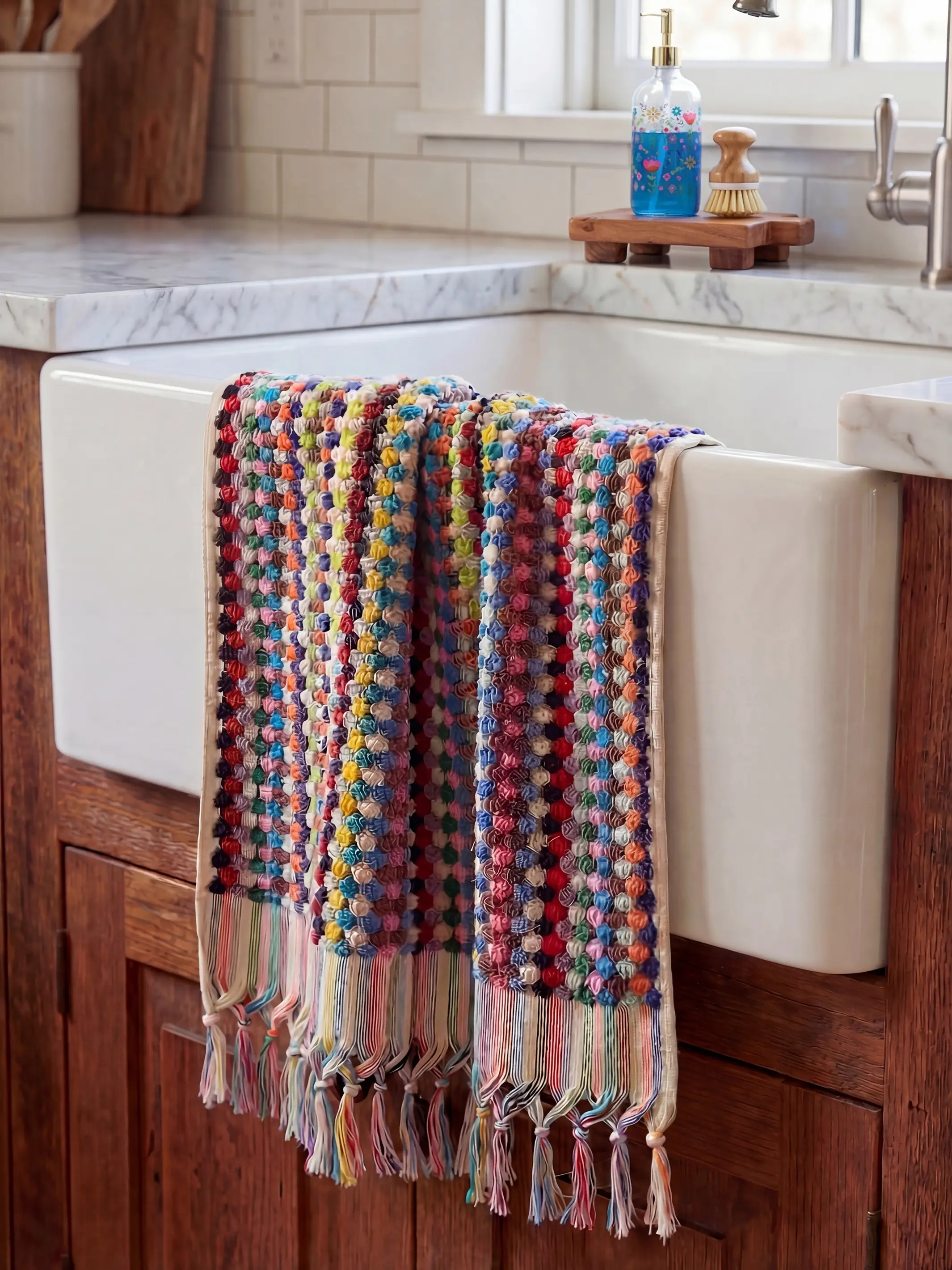 Turkish Cotton Woven Hand Towel | Natural Life