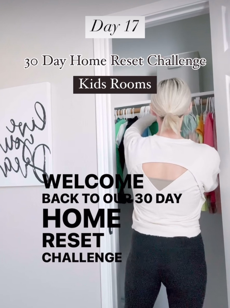 Today we are back in our kids rooms, part 2. 

So grab your 
✔️black trash bags for donation 
✔️white trash bags for trash 
✔️ basket for things that belong somewhere else 
⏰ set your timer for 30 minutes 

For toys/trinkets 
1. I want you to take items out by category. Like all of the baby dolls put those in a pile all of the Legos, all vehicles, Barbie’s, etc. 
2. Now I want you to pull out your kids very favorite toys out of each category that they love and would ask for today if it went missing. Set those aside. 
3. With what is left, ask yourself these questions
- [ ] has my child play with us in the last three months?
- [ ] is this broken or without batteries that I’m never going to replace?
If your kids are old enough to make these choices, have them go through them with you. 

For kids clothes:
1. is this outgrown? Donate or set aside for younger siblings if it’s still in good condition. 
2. Is this stained or ripped? I like to keep 2 “paint/mud” outfits per kid, but outside of that I want their clothes to be versatile enough to be able to play outside , or wear out in public. Keep a couple as “messy” clothes let the rest go. 
3. Does your kid hate wearing this? Life is too short to spend it arguing with kids about that they’re going to wear. If they think it’s “itchy” “scratchy”  or “fill-in-the-blank-with-whatever-reason” let it go!
4. 
I’ve got your bonus home system in The caption below ⬇️ 

 And if you’d like a deeper dive into kids spaces, comment KIDS and I’ll send you a link to my digital guide, organized kids

See you tomorrow! 


#LTKStyleTip #LTKWatchNow #LTKHome