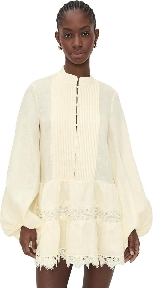 BARDOT Women's Antonia Lace Trim Mini Dress | Amazon (US)