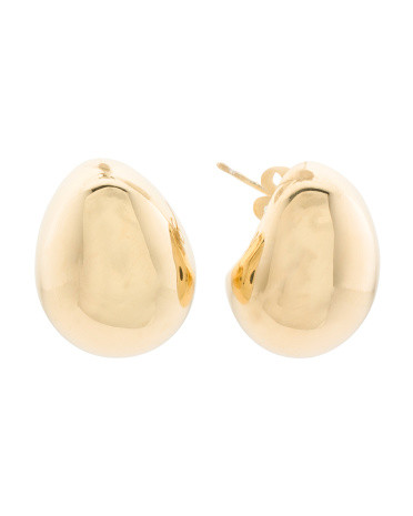 Made In Italy Sterling Silver Bold Post Earrings | TJ Maxx