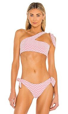 Lovers and Friends Shayk Top in Pink & White from Revolve.com | Revolve Clothing (Global)