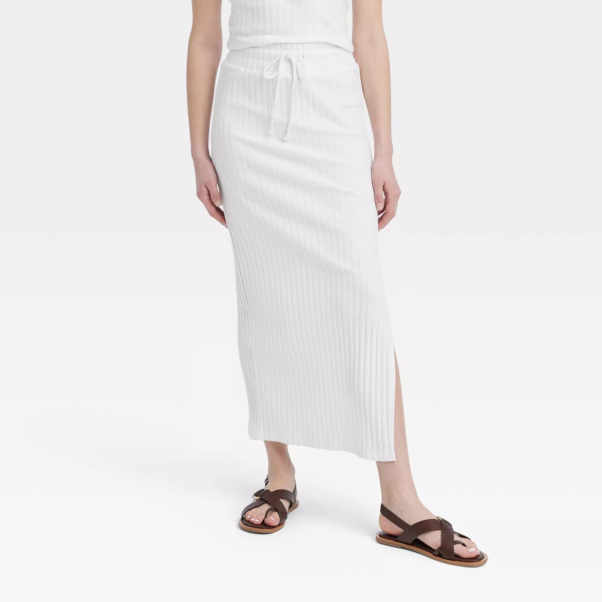 Women's Rib Knit Midi Skirt - Universal Thread™ | Target