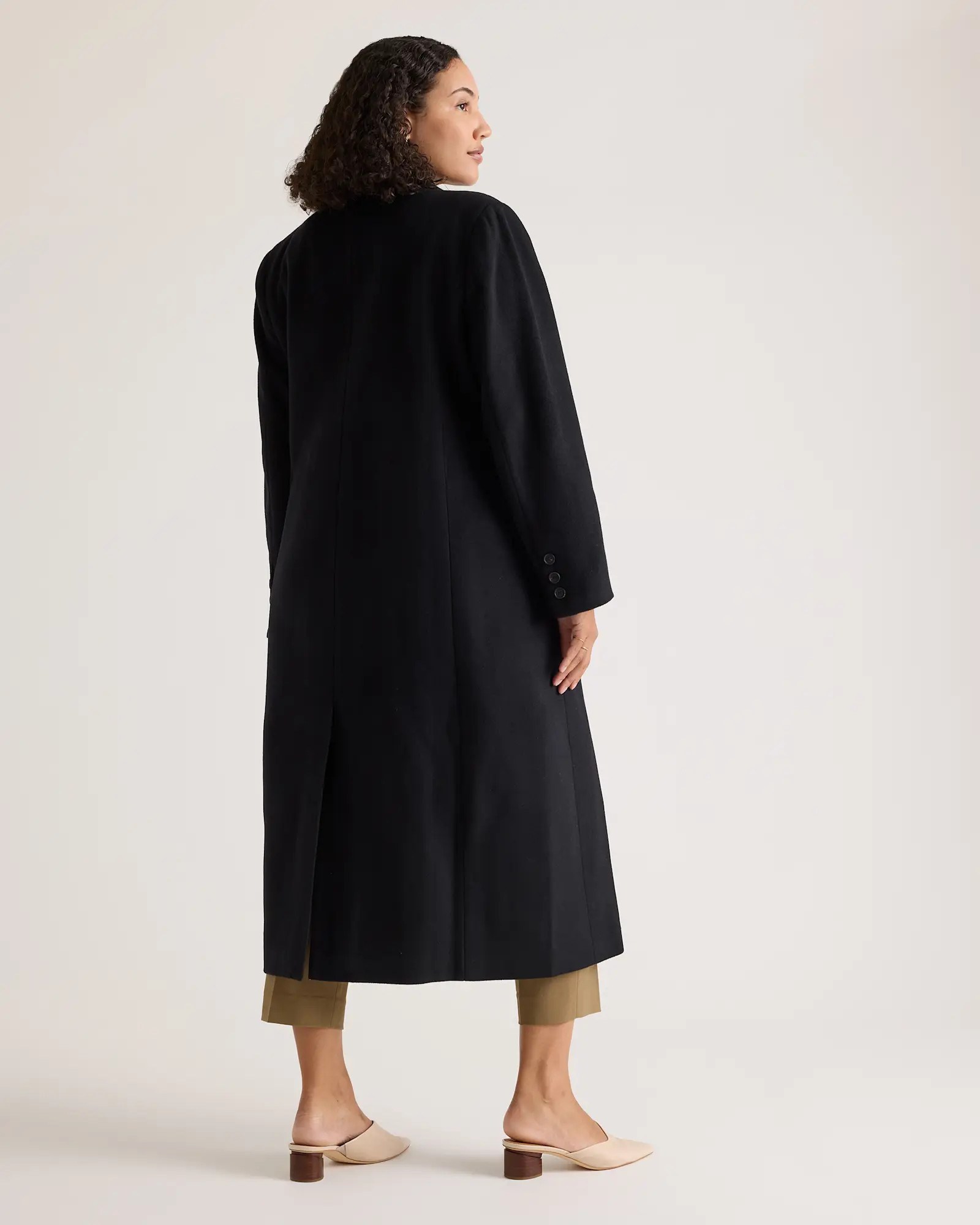 Italian Wool Tailored Coat | Quince