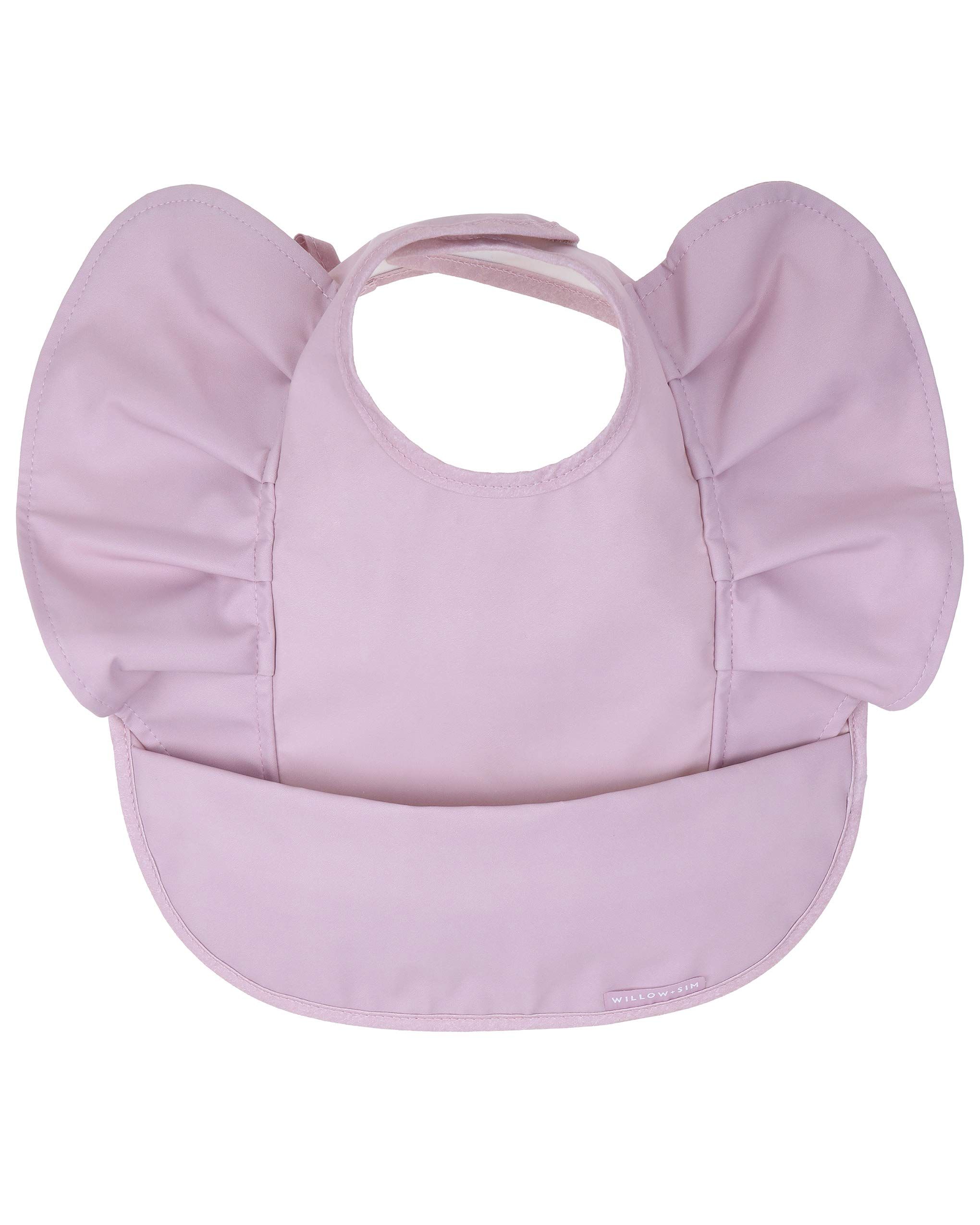 Willow + Sim Waterproof Baby Bib for Baby Girl - Better than Silicone, Wipe Clean and Washable - Tod | Amazon (US)