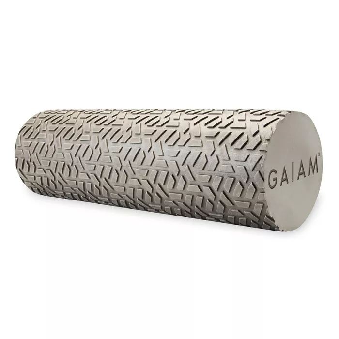 Gaiam Restore 18" Textured Foam Roller - Gray | Target