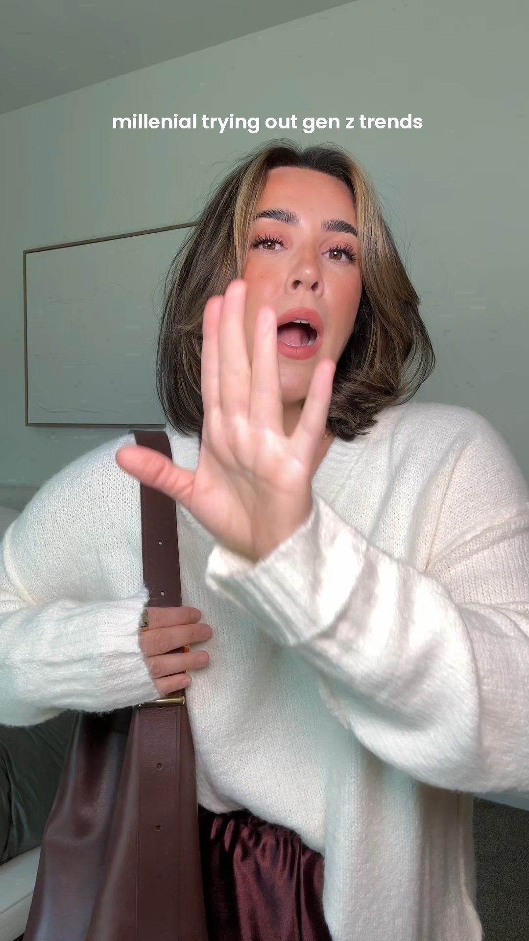 Pants: L, sweater: L, shoes: TTS. I’d say it’s all TTS. Millenial style trying out gen z trends. Mom style, fall style, fall outfit, satin pants, size 10. 

#LTKStyleTip #LTKSeasonal #LTKMidsize