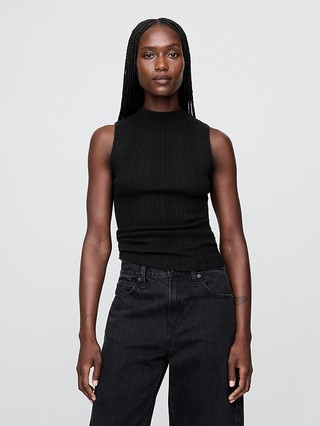 Rib Mockneck Tank Top | Gap (US)