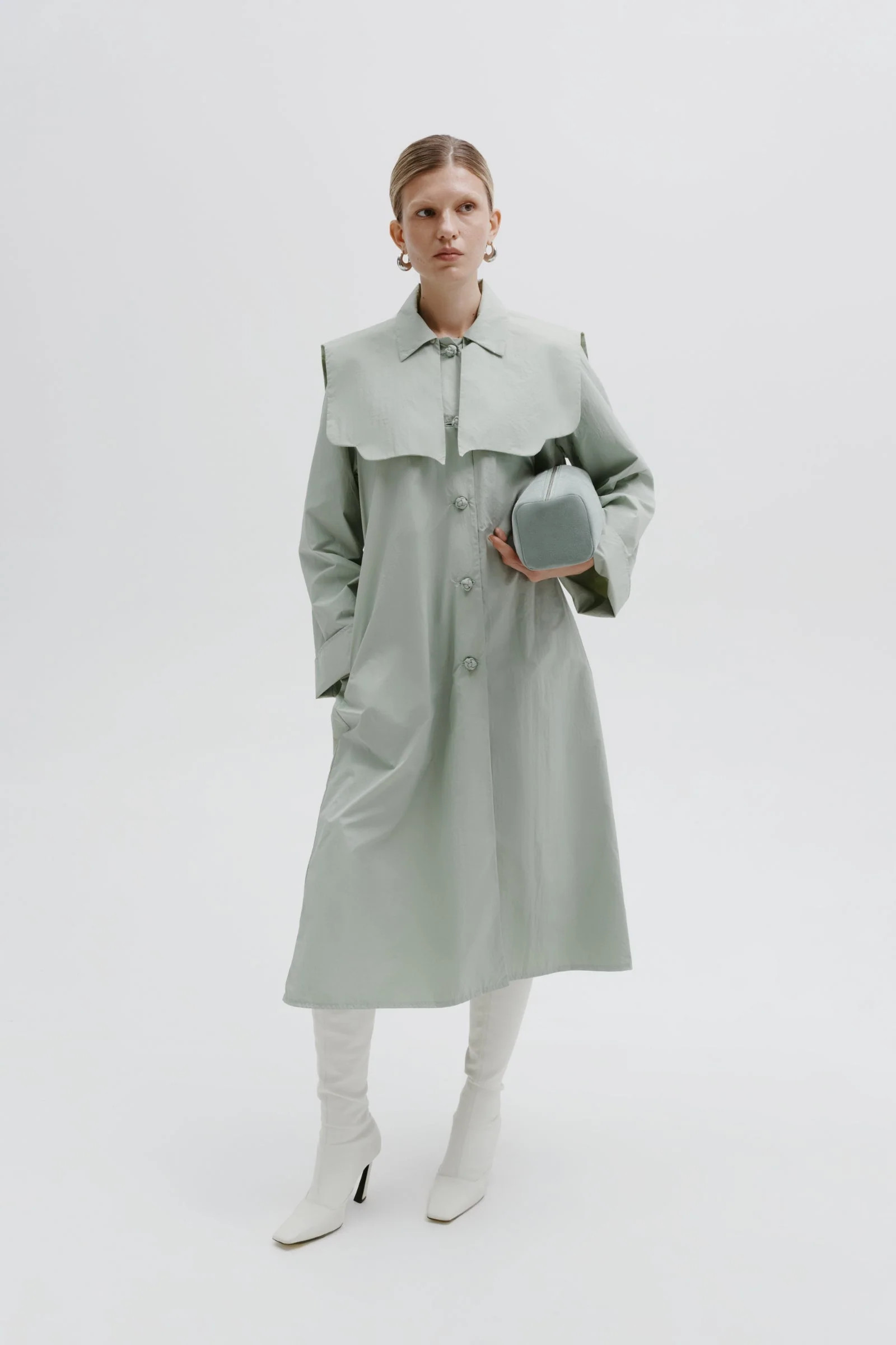 Eyvan Coat Mint | COUPER