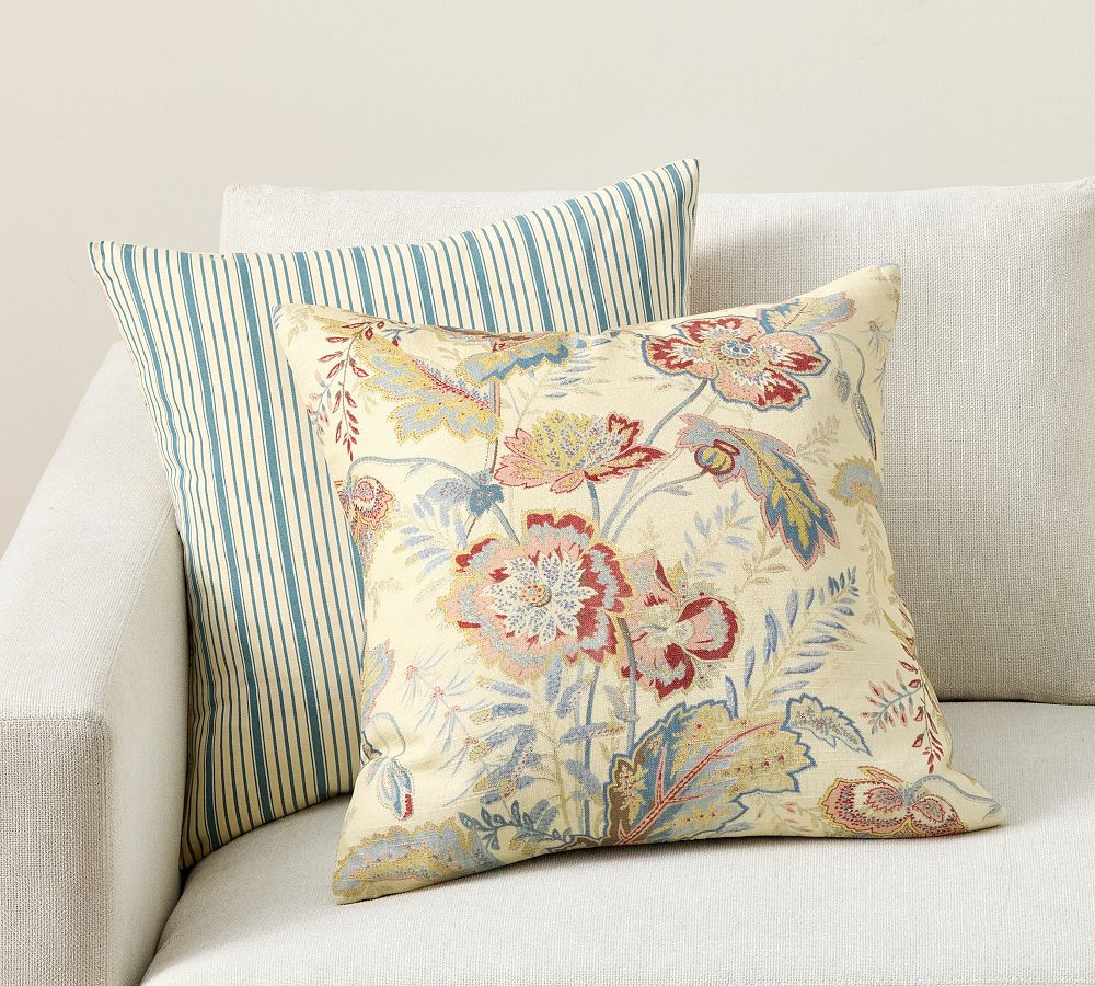 Eddie Reversible Embroidered Pillow Cover | Pottery Barn (US)