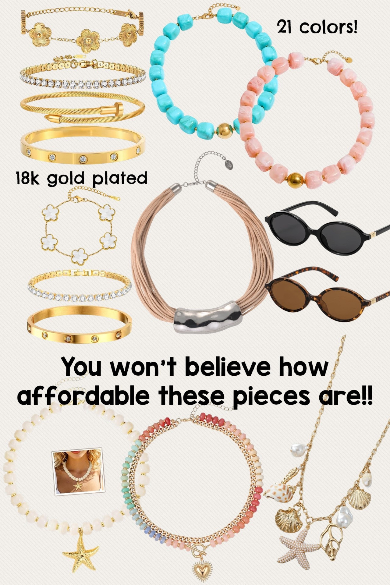 Statement jewelry that won't break the bank!! 
.

#LTKselfcare #LTKmomlife #LTKootd