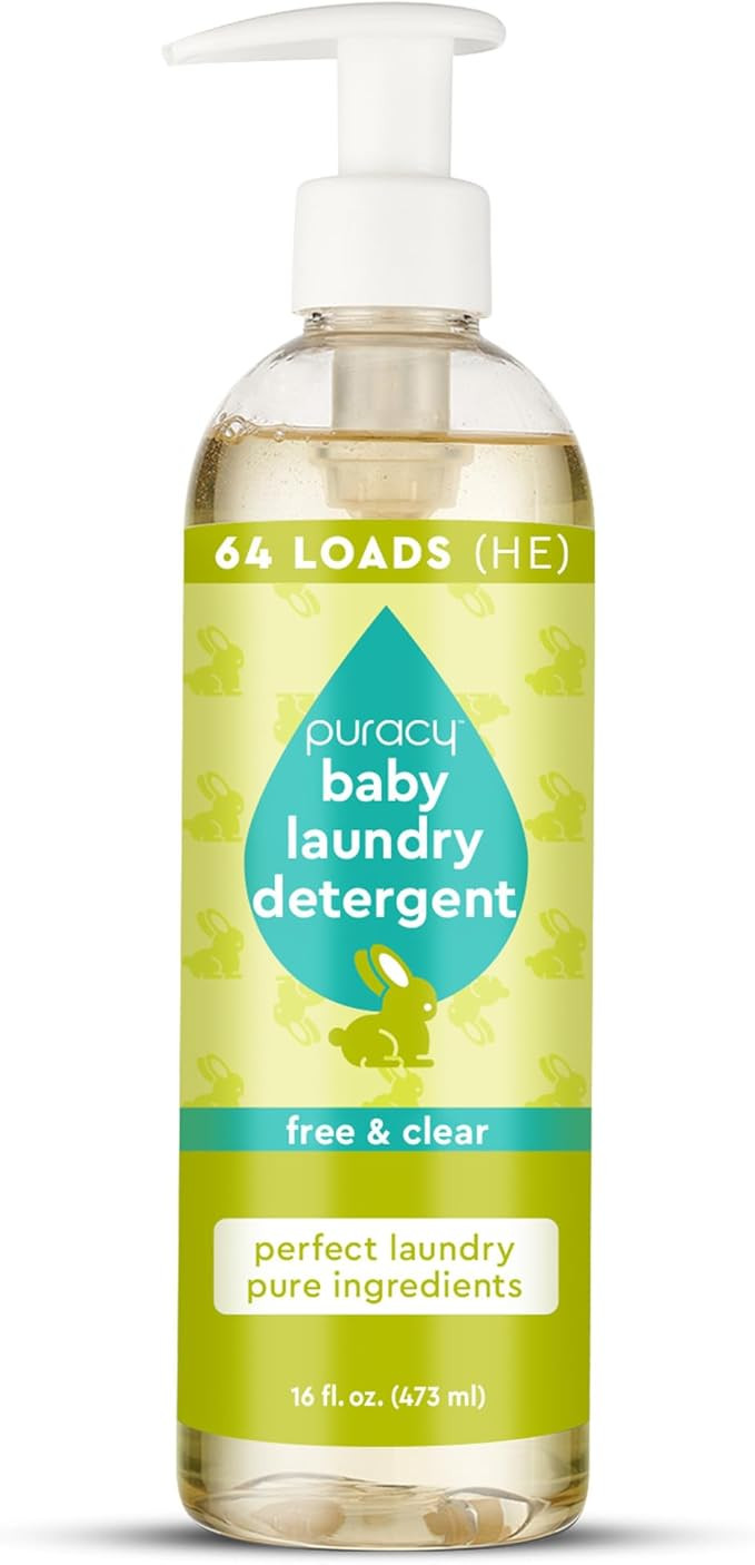 Puracy Liquid Baby Laundry Detergent - 1,4 Dioxane Free, Natural, Scent-Free Gentle Laundry Deter... | Amazon (US)