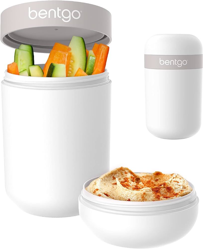 Bentgo® Snack Cup - Reusable Snack Container with Leak-Proof Design, Toppings Compartment, and D... | Amazon (US)