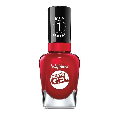 Sally Hansen Miracle Gel Nail Color - 449/680 Rhapsody Red - 0.5 fl oz | Target