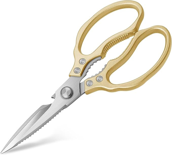 CGBE Heavy Duty Dishwasher Safe Food Scissors, Multi-Purpose Kitchen Shears, Non Slip Stainless S... | Amazon (UK)