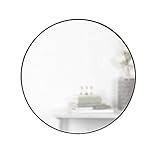 Umbra, Titanium Hubba 34 Inch Round Entryways, Bathrooms, Living Rooms and More, Doubles as Wall Art | Amazon (US)