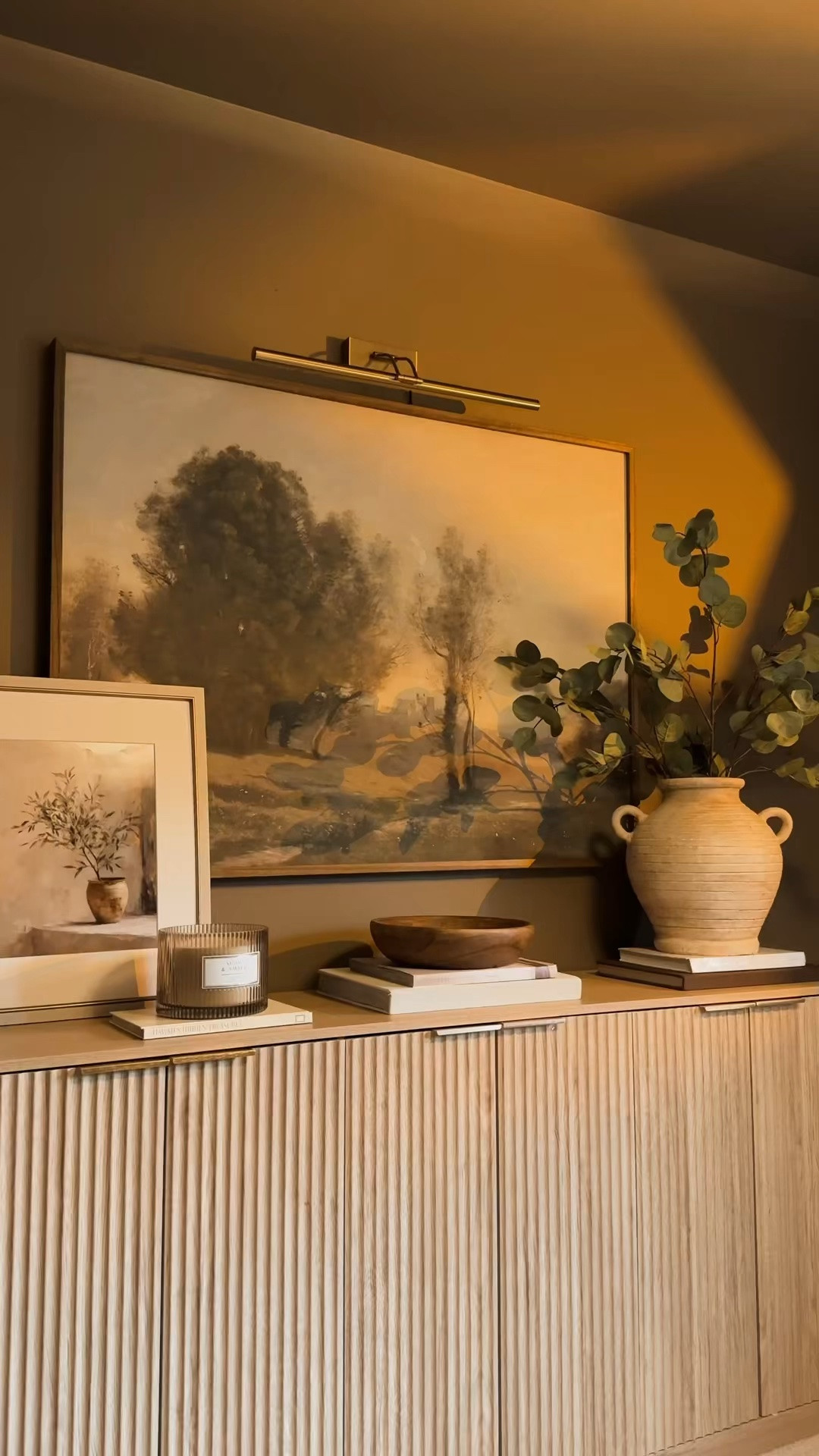 The little details are what make a space feel expensive ✨🤎 Rounded vases, layered artwork, warm textures, books, and cozy lighting all came together for this organic modern office styling moment. Everything (that is linkable) is here for you to shop!

#LTKSeasonal #LTKHome